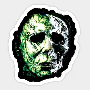 Michael Myers Skull Sticker